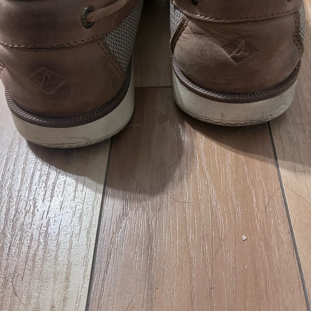 Sperry Tan/Brown Leather Men's Boat Shoes